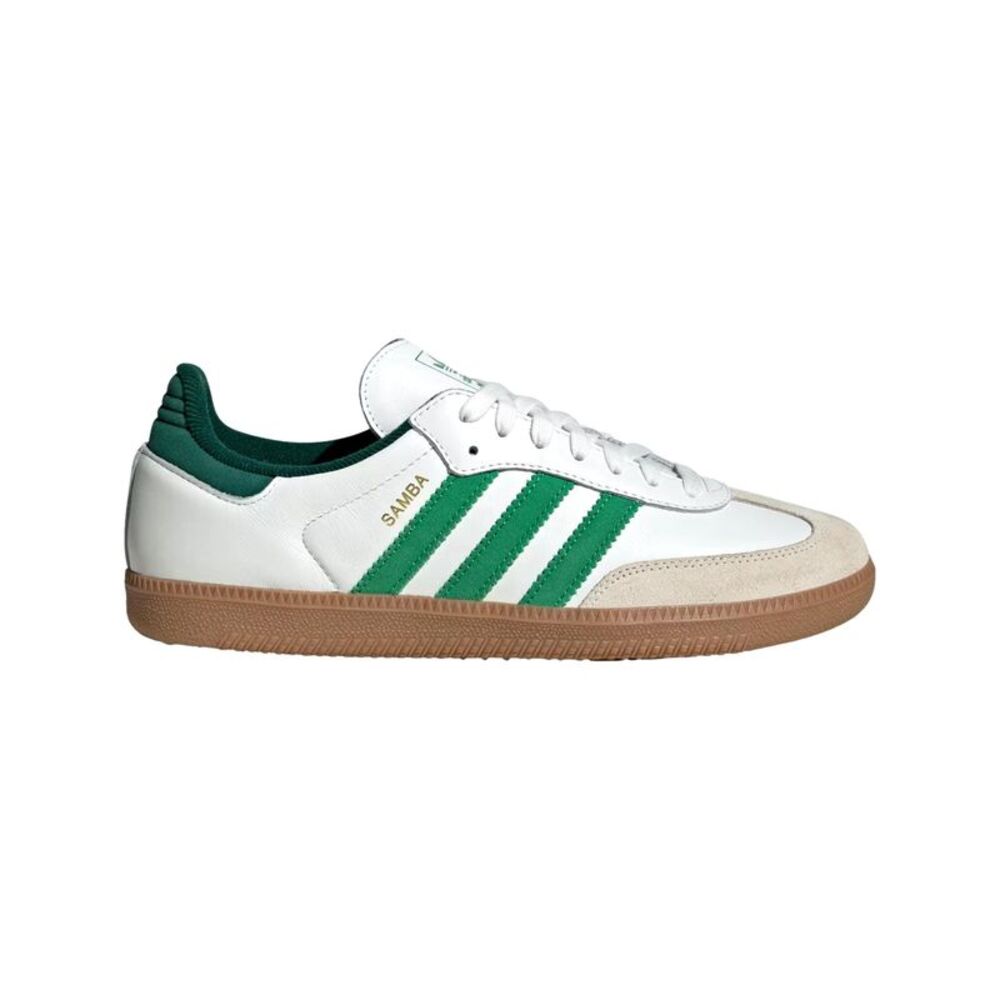 Adidas Samba OG Core White / Green / Collegiate Green JI3202 Men's